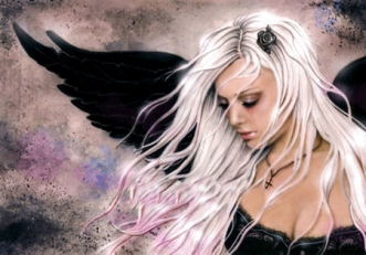 black angel girl